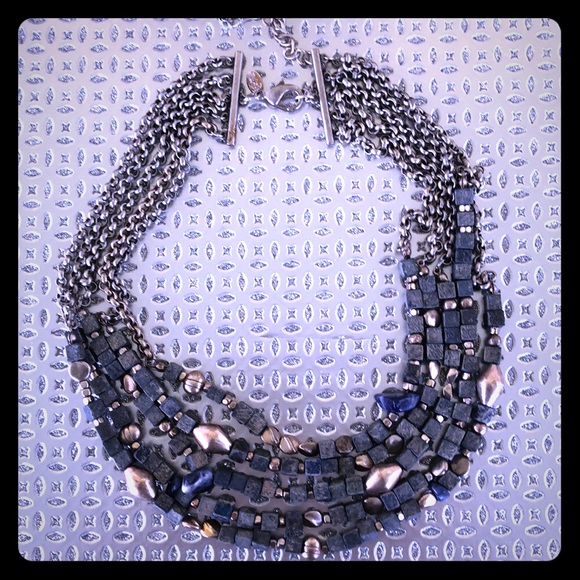 CHICO’s FIVE STRAND NECKLACE - Picture 1 of 4